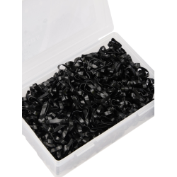 Silicone elastiekendoosjes LeMieux Zwart