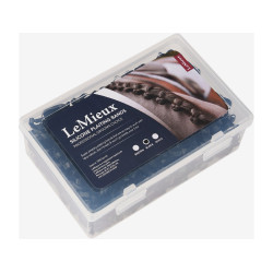 Silicone elastiekendoosjes LeMieux Zwart