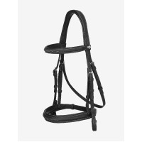 Bridon Hunter met veters LeMieux Havanna / zilver Bruin