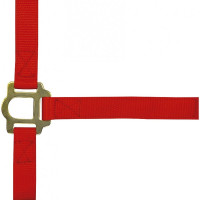 Nylon halster met dubbele dikte en gespen Norton Rood