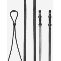 LeMieux Hunter dubbele teugels Zwart / zilver