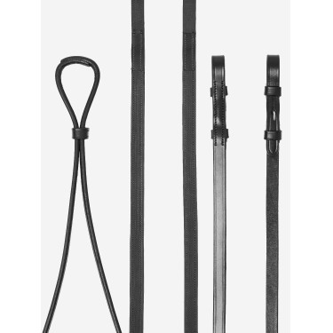 LeMieux Hunter dubbele teugels Zwart / zilver