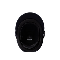 Glanzende Metalen Helm Monarch II Horze Donkerblauw