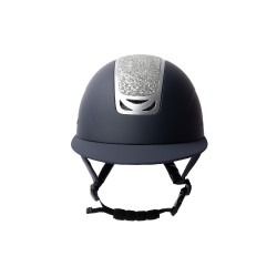 Paardrijcap met kristallen versiering Horze Arix II Donkerblauw / zilver Paardrijcap met kristallen versiering Horze Arix II Donkerblauw / zilver