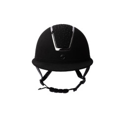 Paardrijcap Solara II Horze Zwart / zwart