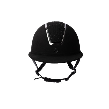 Paardrijcap Solara II Horze Zwart / zwart