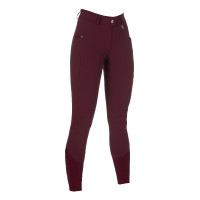 Broek Livigno full grip 1/1 siliconen HKM dames Lauria Garrelli Bordeaux
