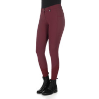 Broek Livigno full grip 1/1 siliconen HKM dames Lauria Garrelli Bordeaux