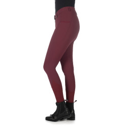 Broek Livigno full grip 1/1 siliconen HKM dames Lauria Garrelli Bordeaux