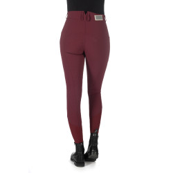 Broek Livigno full grip 1/1 siliconen HKM dames Lauria Garrelli Bordeaux