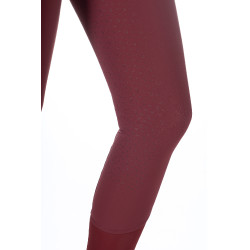 Broek Livigno full grip 1/1 siliconen HKM dames Lauria Garrelli Bordeaux