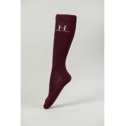 Badmintonsokken Harcour Aubergine Bordeaux