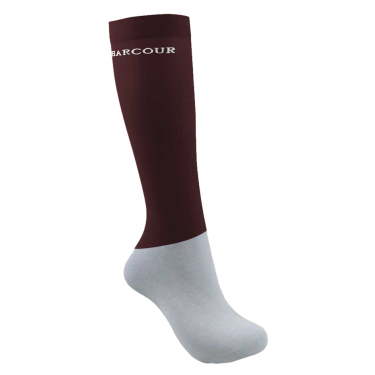Harcour Vaya sokken 2 paar Aubergine Bordeaux