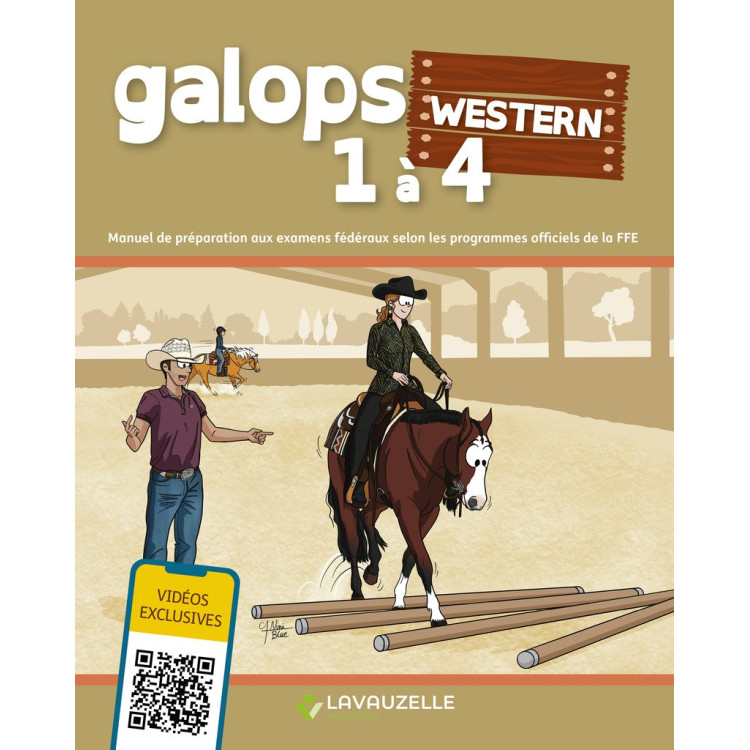 Galop WESTERN 1t/m4 met Video's Lavauzelle