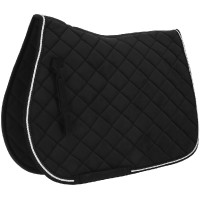 Zadeldek Riding World Velours Zwart