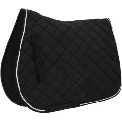 Zadeldek Riding World Velours Zwart