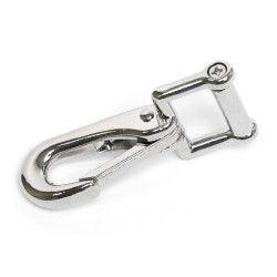Afneembare musketon met schroef Metalab