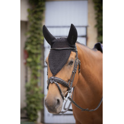 Geluidloze lange Pro Katoen Paddock Cap Zwart