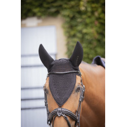 Geluidloze lange Pro Katoen Paddock Cap Zwart