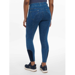 LeMieux Dolly Denim damesrijbroek Denim Blauw
