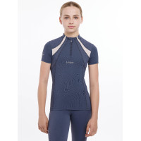 Mesh ondergoed Mia LeMieux Young Rider korte mouwen Bleu Dusk