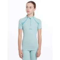 Mesh ondergoed Mia LeMieux Young Rider korte mouwen Aqua