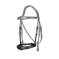 Anatomische Neusriem Zonder Kinriem New English Collection Dy'on Zwart