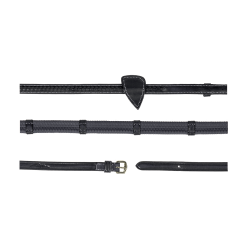 Rubberen teugels 1/2" met 7 stops en gevlochten afwerking D Collection Dy'on