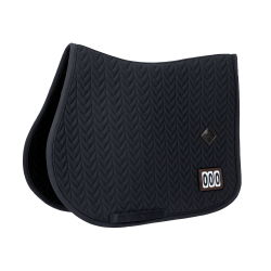 Wedstrijdzadeldek Fishbone met 2 nummers Kentucky Jumping Zwart Wedstrijdzadeldek Fishbone met 2 nummers Kentucky Jumping Zwart