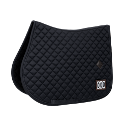 Wedstrijd zadeldek 2 nummers Kentucky Jumping Zwart