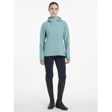 Korte waterdichte jas LeMieux Isla Lagune Blauw