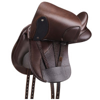 Veelzijdig zadel Bates Versa Bruin