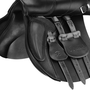 Combinatiezadel Bates Plus Luxe leder Zwart Combinatiezadel Bates Plus Luxe leder Zwart