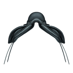 Bates Wide veelzijdigheidszadel leer Heritage Bruin