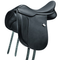 Bates Wide veelzijdigheidszadel leer Heritage Bruin