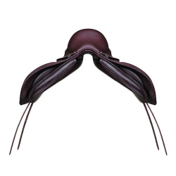 Bates Wide veelzijdigheidszadel leer Heritage Bruin