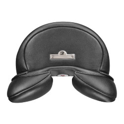 Bates Wide dressuurzadel leer Heritage Zwart Bates Wide dressuurzadel leer Heritage Zwart