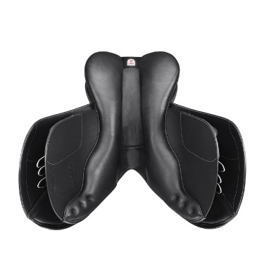 Selle Bates Caprilli Close Contact+ met vooruitgeschoven zweetblad Zwart Selle Bates Caprilli Close Contact+ met vooruitgeschoven zweetblad Zwart