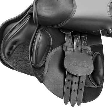 Zadel Bates Elevation Plus leer Luxe Zwart