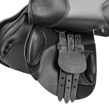 Bates Elevation DS+ Luxe leder zadel Zwart Bates Elevation DS+ Luxe leder zadel Zwart