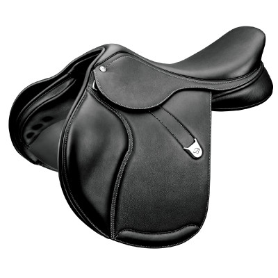 Selle Bates pony Elevation Plus leer Luxe Zwart