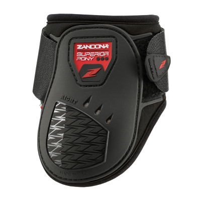**Zandona Superior Air peesbeschermers pony** Zwart