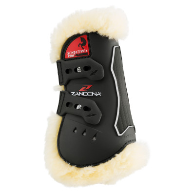 Zandona Carbon Air Sensitive+ peesbeschermers pony Zwart