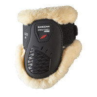 Gamaschen mit Lammfell Zandona Carbon Air Sensitive+ für junge Pferde Zwarte editie