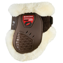 Beenbeschermers schapenwol Zandona Carbon Air Techno jonge paarden Bruin