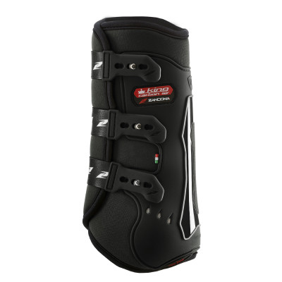 Achterste dressuurpeesbeschermers Zandona King Carbon Air Zwart