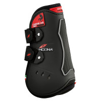 Zandona Carbon Air Pony Peesbeschermers Klittenband Zwart