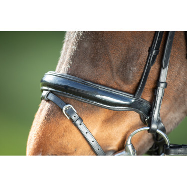 Bridon Shiny HFI Zwart Bridon Shiny HFI Zwart