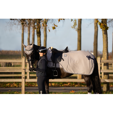Fleece paardendeken HFI Velvet Grijs
