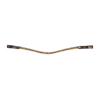 Frontale golf strass HFI Bruin / goud